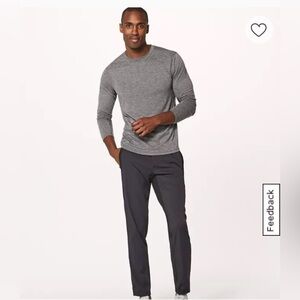 Lululemon Men’s Great Wall Pant –‎ Charcoal Size XL
